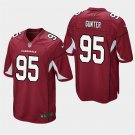 Arizona Cardinals #95 Rodney Gunter Cardinal Stitched Game Jersey
