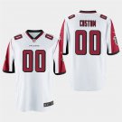 Atlanta Falcons #00 Custom Name and Number White Stitched Game Jersey