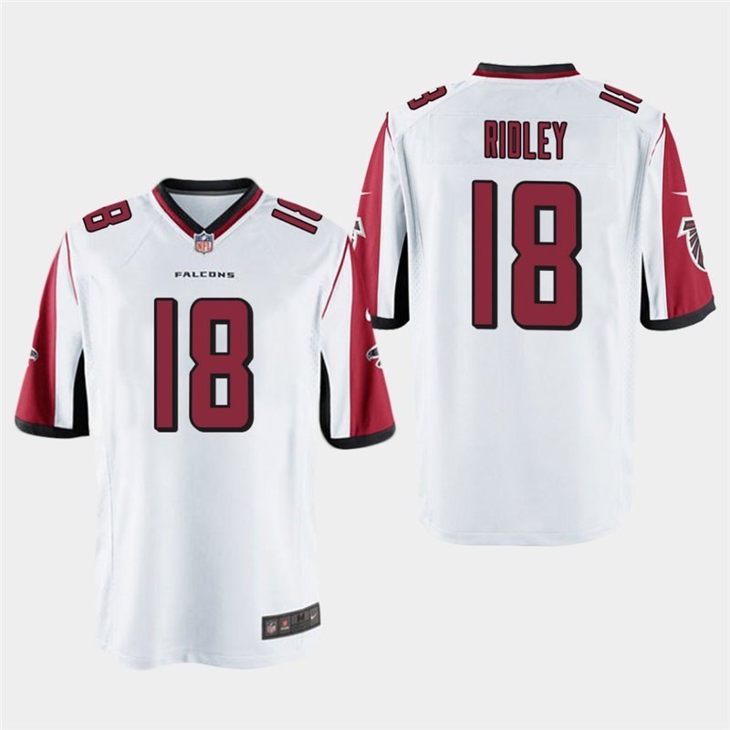 Atlanta Falcons #18 Calvin Ridley White Stitched Game Jersey