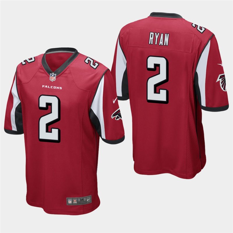 Atlanta Falcons #2 Matt Ryan Red Stitched Game Jersey