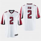 Atlanta Falcons #2 Matt Ryan White Stitched Game Jersey