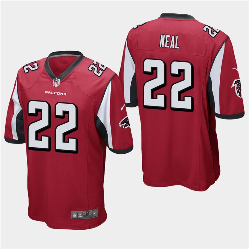 Atlanta Falcons #22 Keanu Neal Red Stitched Game Jersey