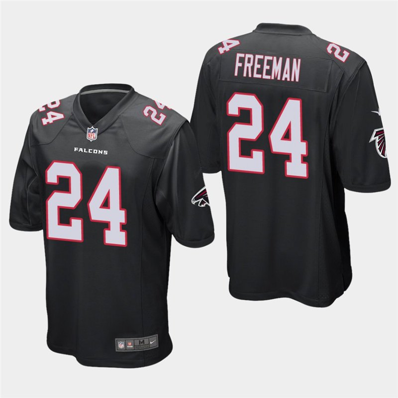 Atlanta Falcons #24 Devonta Freeman Black Stitched Game Jersey