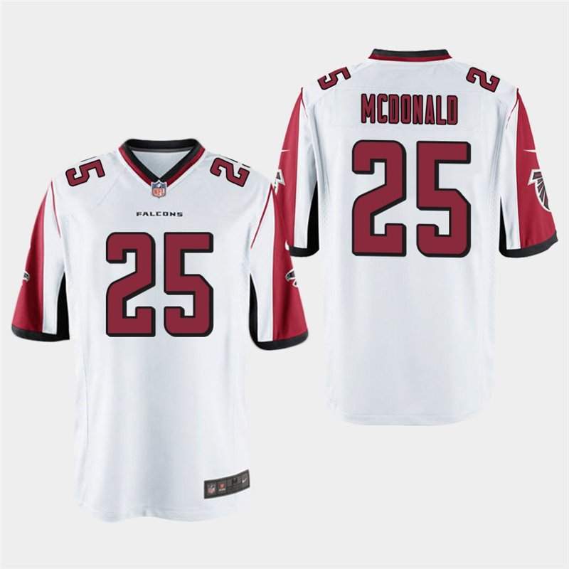 Atlanta Falcons #25 Tommy McDonald White Stitched Game Jersey