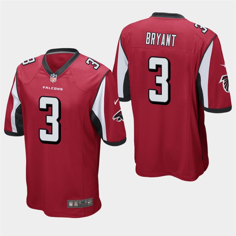Atlanta Falcons #3 Matt Bryant Red Stitched Game Jersey