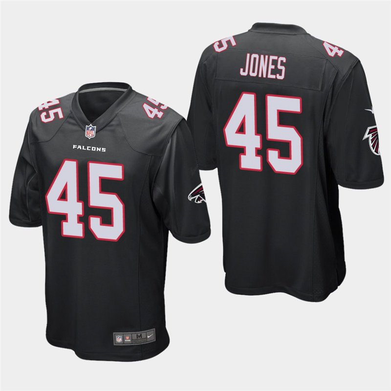Atlanta Falcons #45 Deion Jones Black Stitched Game Jersey