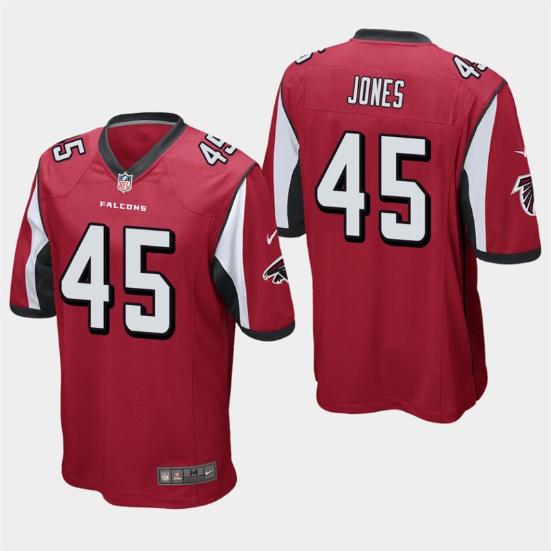 Atlanta Falcons #45 Deion Jones Red Stitched Game Jersey