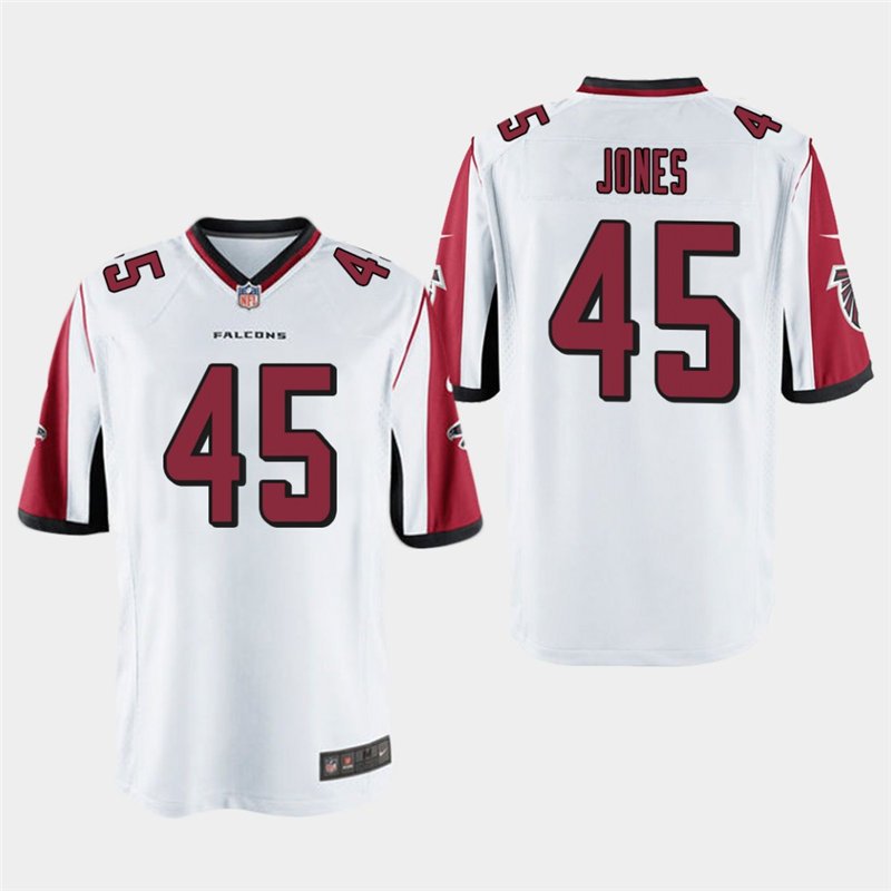 Atlanta Falcons #45 Deion Jones White Stitched Game Jersey