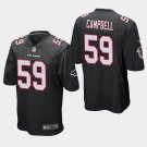 Atlanta Falcons #59 De'Vondre Campbell Black Stitched Game Jersey