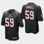 Atlanta Falcons #59 De'Vondre Campbell Black Stitched Game Jersey
