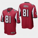 Atlanta Falcons #81 Austin Hooper Red Stitched Game Jersey