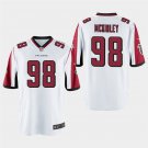 Atlanta Falcons #98 Takkarist McKinley White Stitched Game Jersey