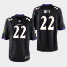 Baltimore Ravens #22 Jimmy Smith Black Stitched Game Jersey