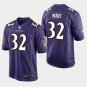 Baltimore Ravens #32 Eric Weddle Purple Stitched Game Jersey