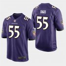 Baltimore Ravens #55 Terrell Suggs Purple Stitched Game Jersey