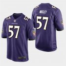 Baltimore Ravens #57 C.J. Mosley Purple Stitched Game Jersey