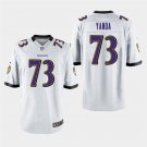 Baltimore Ravens #73 Marshal Yanda White Stitched Game Jersey