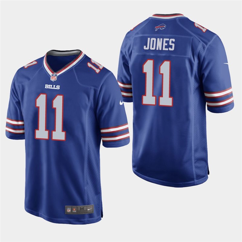 Buffalo Bills #11 Zay Jones Royal Stitched Game Jersey
