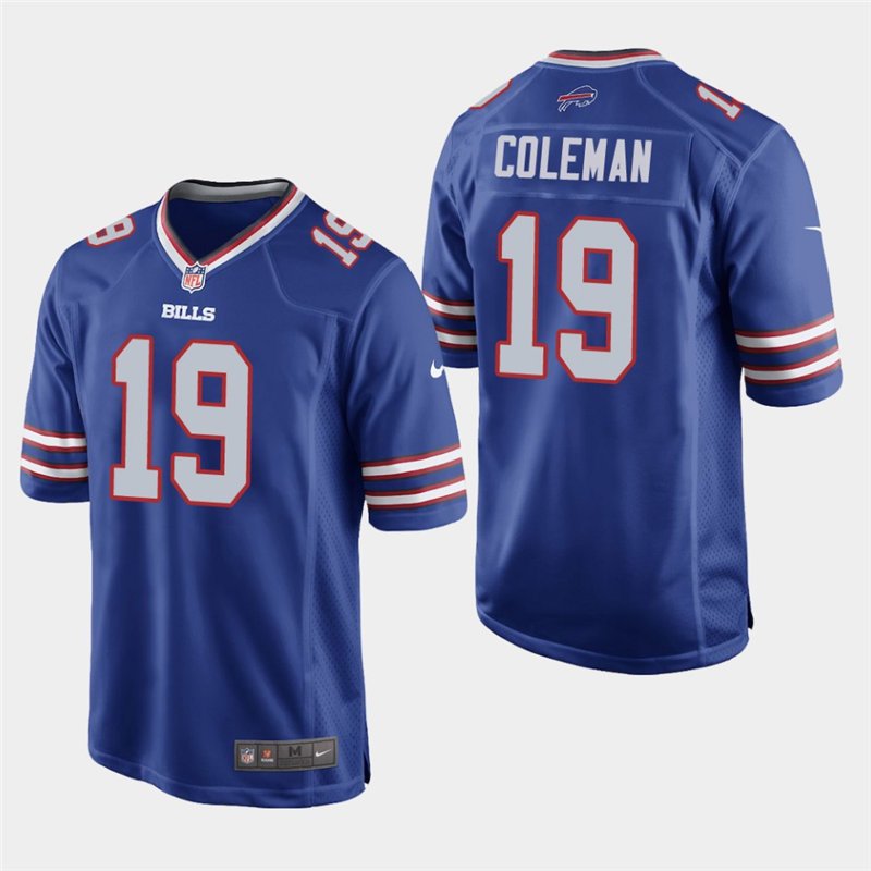 Buffalo Bills #19 Corey Coleman Royal Stitched Game Jersey