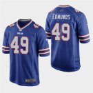 Buffalo Bills #49 Tremaine Edmunds Royal Stitched Game Jersey