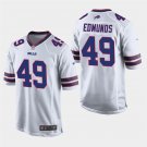 Buffalo Bills #49 Tremaine Edmunds White Stitched Game Jersey