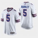 Buffalo Bills #5 Matt Barkley White Stitched Game Jersey
