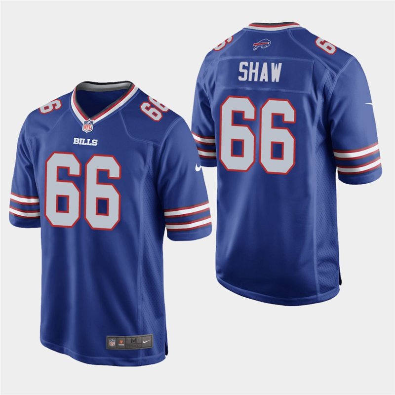 Buffalo Bills #66 Billy Shaw Royal Stitched Game Jersey