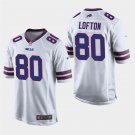 Buffalo Bills #80 James Lofton White Stitched Game Jersey