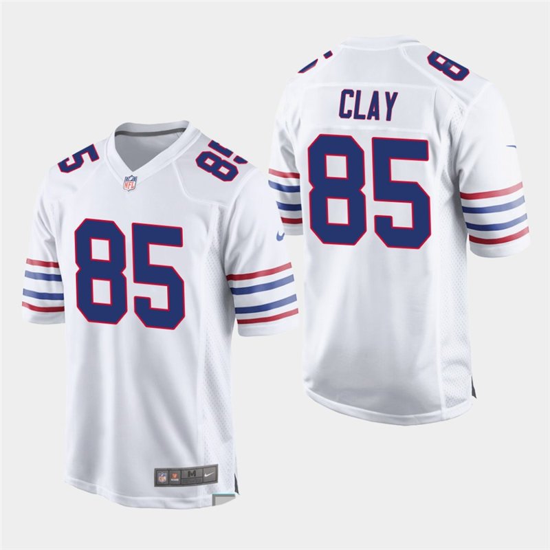 Buffalo Bills #85 Charles Clay White Stitched Game Jersey