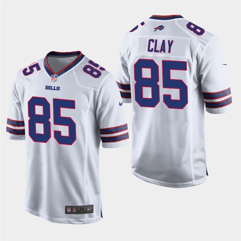Buffalo Bills #85 Charles Clay White Stitched Game Jersey