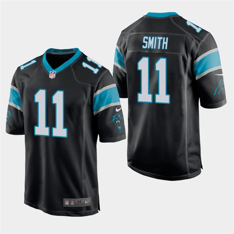 Carolina Panthers #11 Torrey Smith Black Stitched Game Jersey