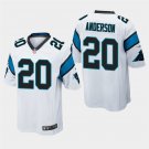 Carolina Panthers #20 C.J. Anderson White Stitched Game Jersey