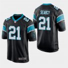 Carolina Panthers #21 Da'Norris Searcy Black Stitched Game Jersey