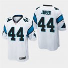 Carolina Panthers #44 J.J. Jansen White Stitched Game Jersey