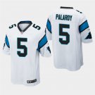 Carolina Panthers #5 Michael Palardy White Stitched Game Jersey