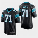 Carolina Panthers #71 Jeremiah Sirles Black Stitched Game Jersey