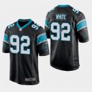 Carolina Panthers #92 Reggie White Black Stitched Game Jersey