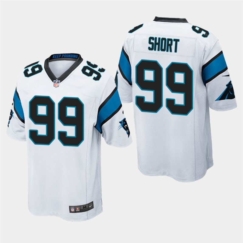 Carolina Panthers #99 Kawann Short White Stitched Game Jersey