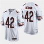 Chicago Bears #42 Sid Luckman White Stitched Game Jersey