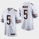 Chicago Bears #5 George McAfee White Stitched Game Jersey