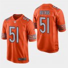 Chicago Bears #51 Dick Butkus Orange Stitched Game Jersey