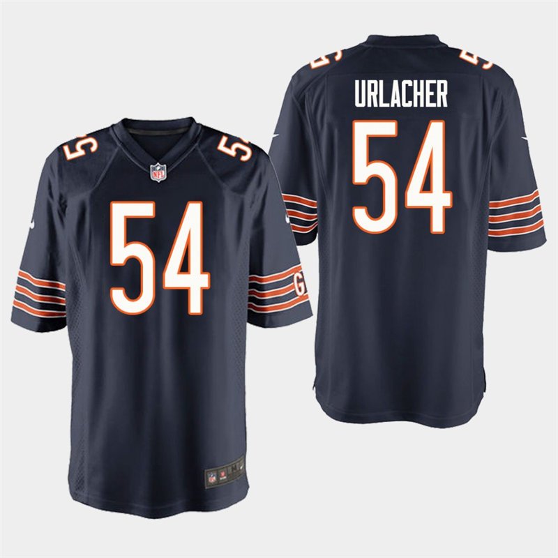 Chicago Bears #54 Brian Urlacher Navy Stitched Game Jersey