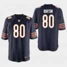 Chicago Bears #80 Trey Burton Navy Stitched Game Jersey