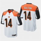 Cincinnati Bengals #14 Andy Dalton White Stitched Game Jersey