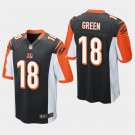 Cincinnati Bengals #18 A.J. Green Black Stitched Game Jersey