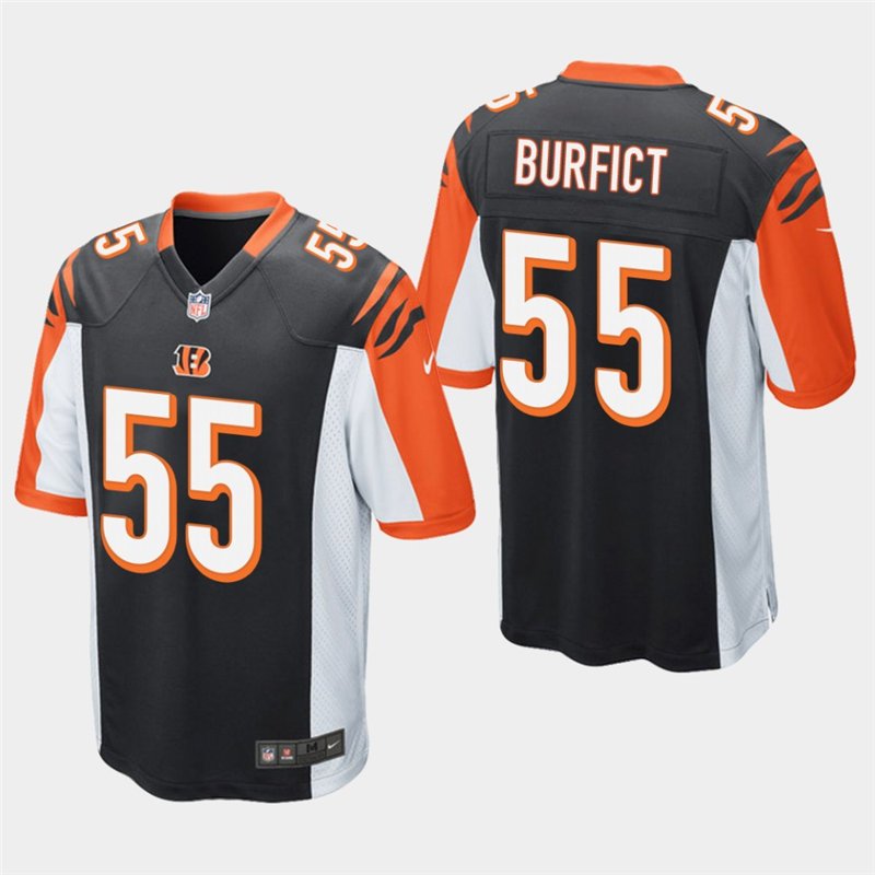 Cincinnati Bengals 55 Vontaze Burfict Black Stitched Game