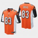 Cincinnati Bengals #83 Tyler Boyd Orange Stitched Game Jersey