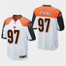 Cincinnati Bengals #97 Geno Atkins White Stitched Game Jersey