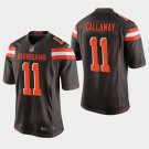 Cleveland Browns #11 Antonio Callaway Brown Stitched Game Jersey