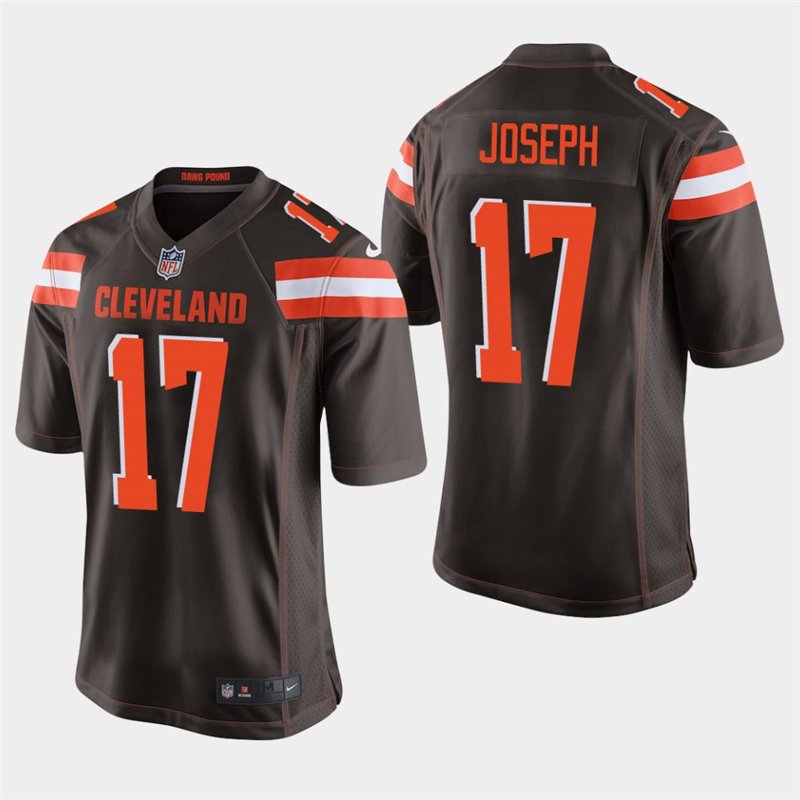 Cleveland Browns #17 Greg Joseph Brown Stitched Game Jersey